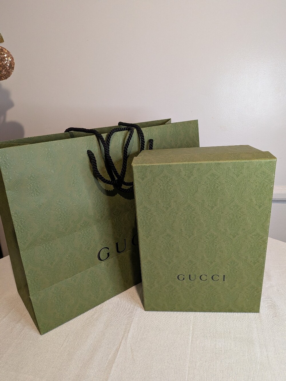 Gucci Empty Shoes Gift Box with Shopping Bag